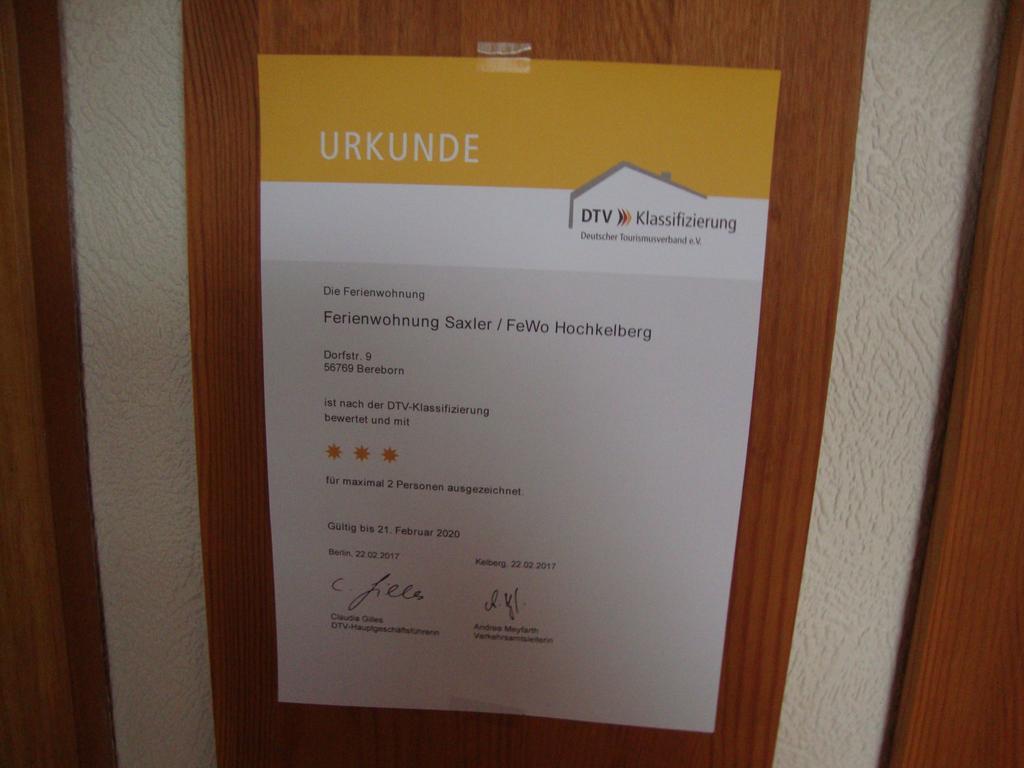 Eifelferienwohnungen "Familie Saxler" Bereborn Kültér fotó